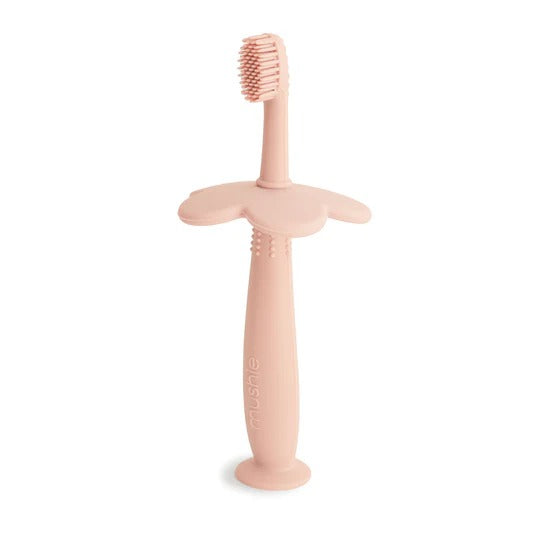 Training Toothbrush in Flower (Blush) by Mushie