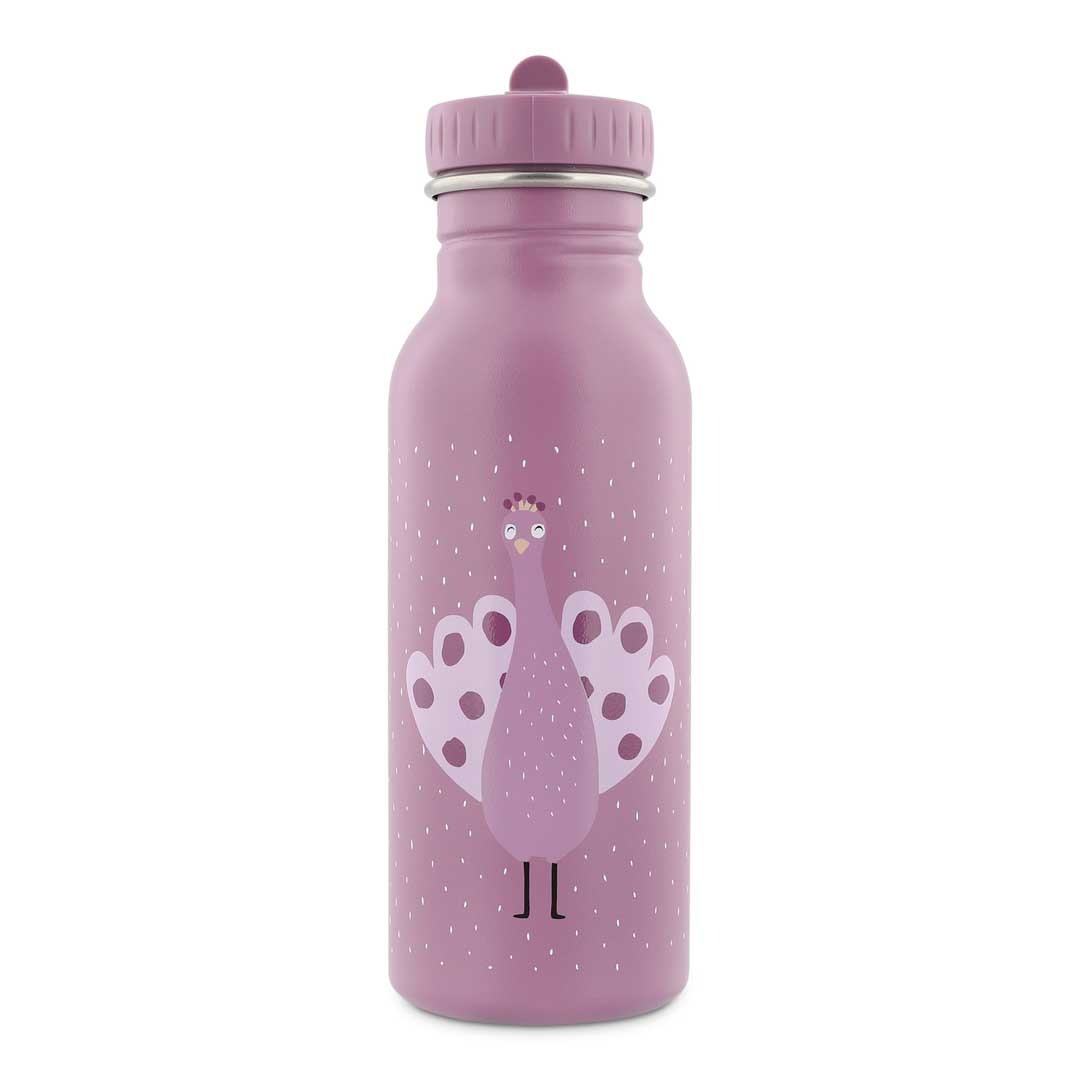 Stainless Steel Bottle (500ml) - Mrs Peacock by Trixie