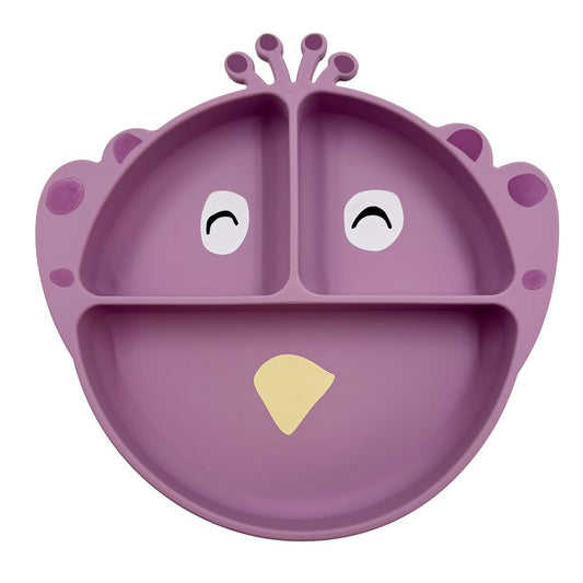 Silicone Divided Suction Plate - Mrs Peacock by Trixie