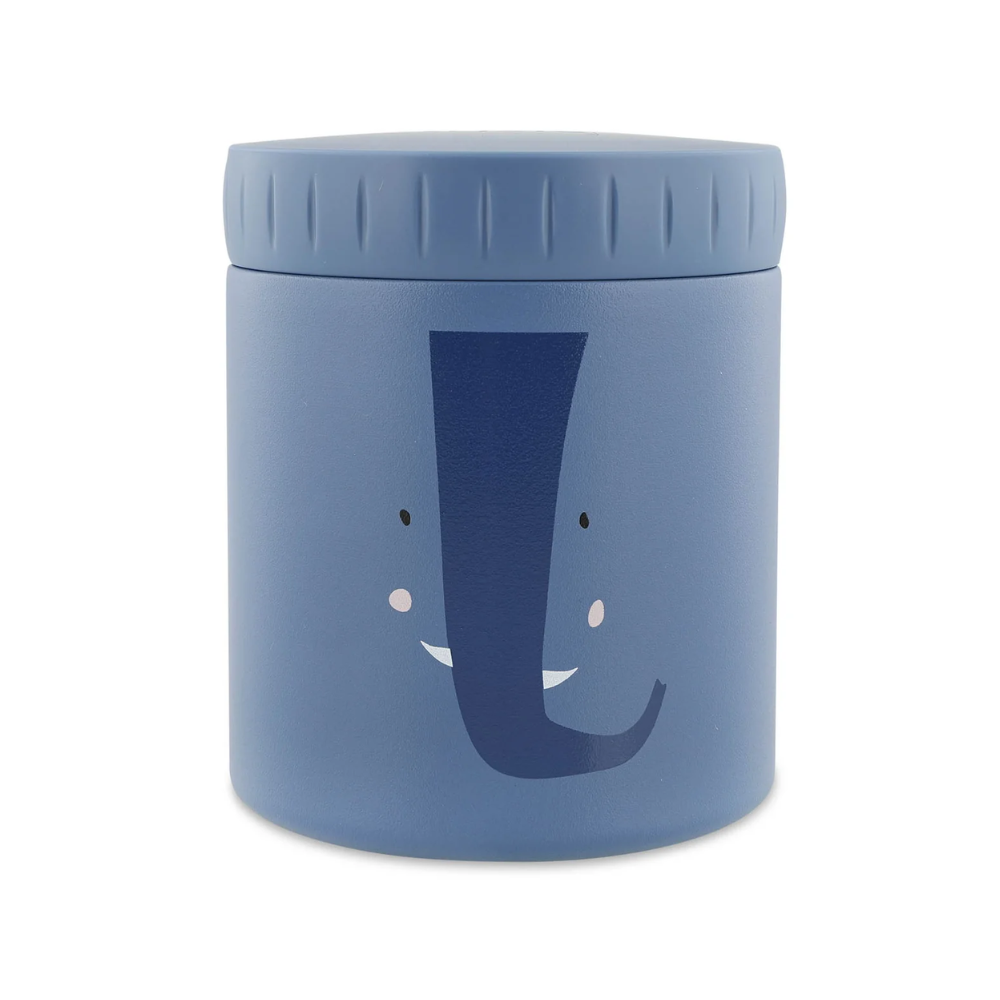 Insulated Stainless Steel Food Jar (350ml) in Mrs Elephant by Trixie