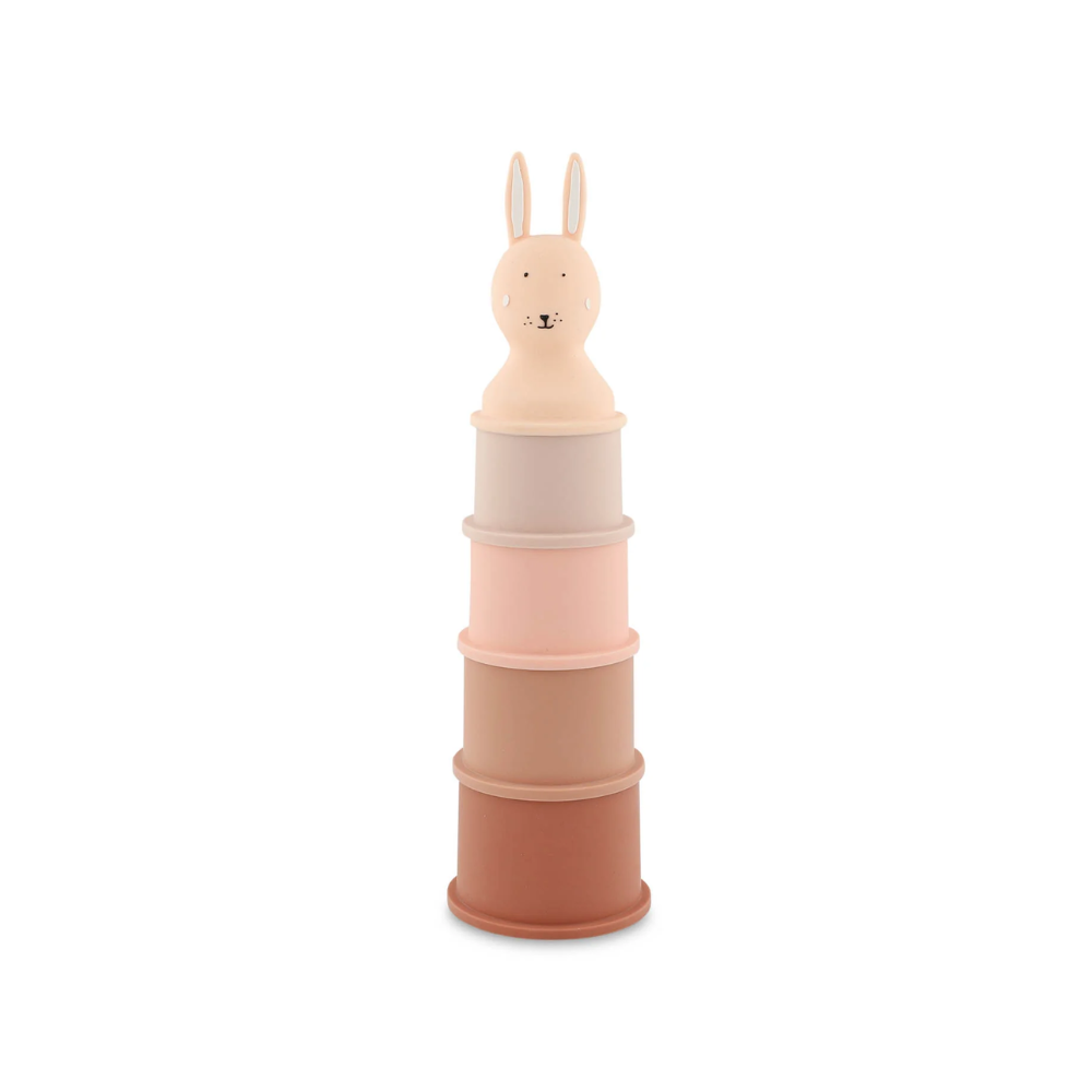 Stacking Cups (5 pcs) in Mrs Rabbit by Trixie
