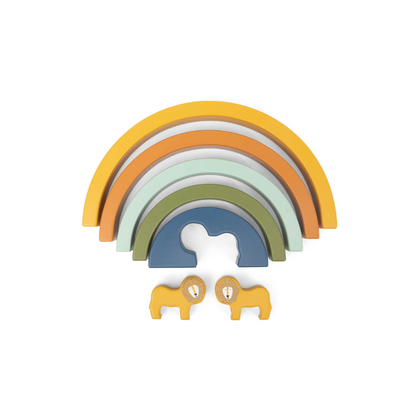 Wooden Rainbow Stacking in Mr Lion by Trixie — image 2