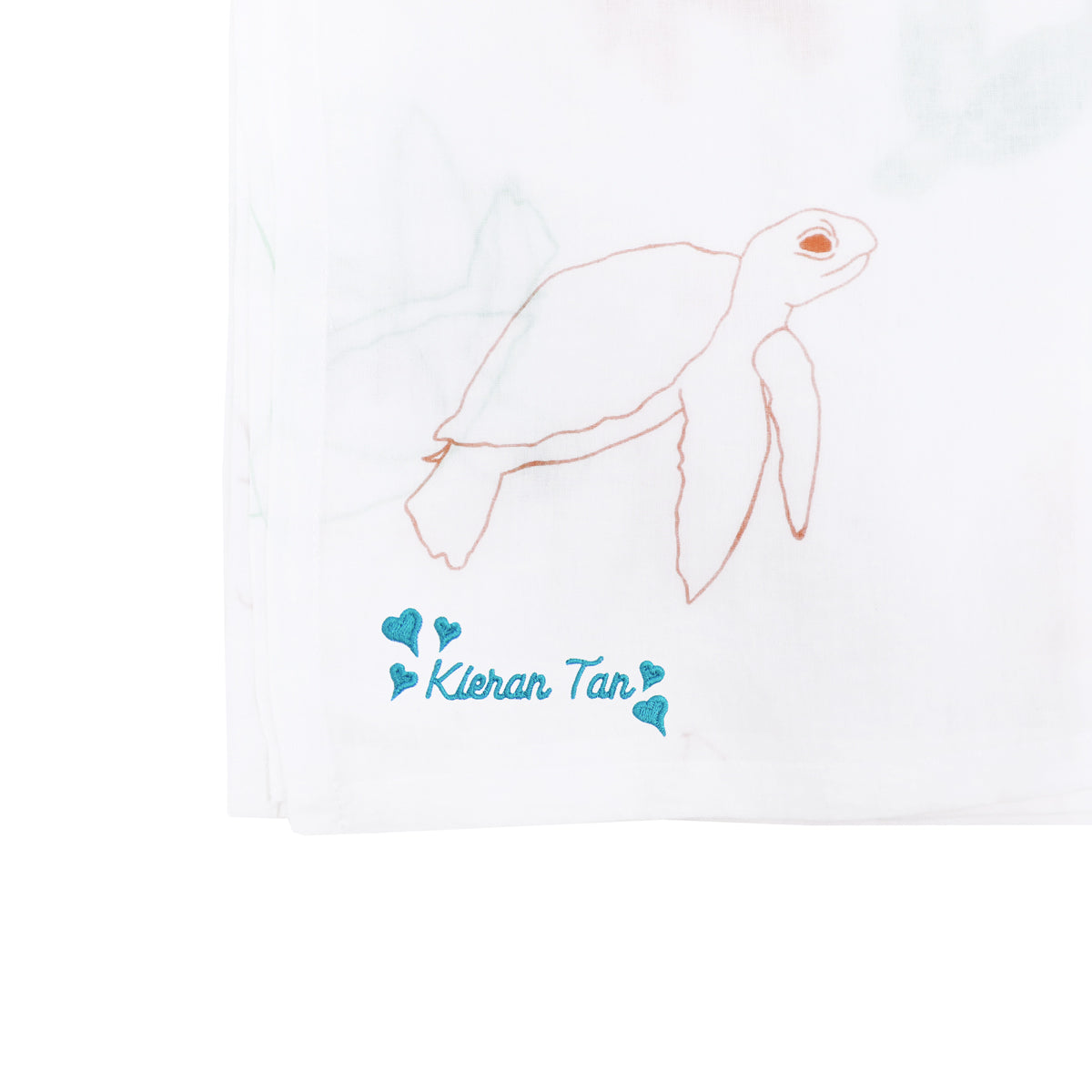 Baby Organic Swaddle in Turtles by Le Petit Society — image 8