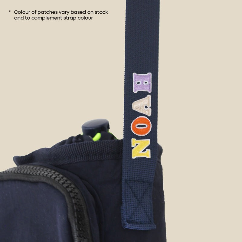 Water Bottle Sling Bag in Marine Blue by Le Petit Society — image 6