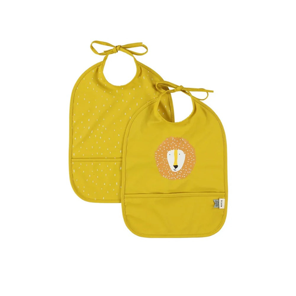 Waterproof Bib 2 in Pack - Mr Lion by Trixie