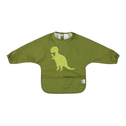 Waterproof Long Sleeve Bib in Mr Dino by Trixie