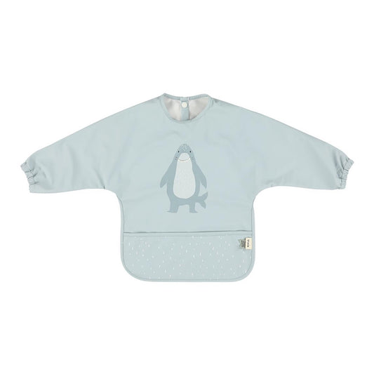 Waterproof Long Sleeve Bib in Mr Shark by Trixie