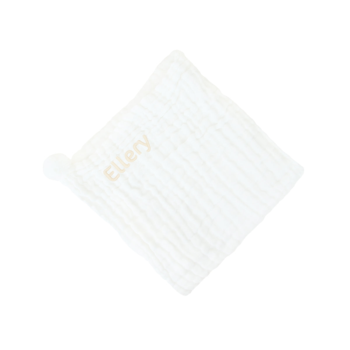 Keepsake Baby Blanket in White by Le Petit Society