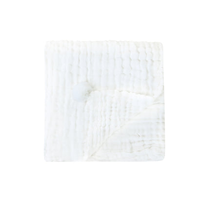 Keepsake Baby Blanket in White by Le Petit Society — image 5