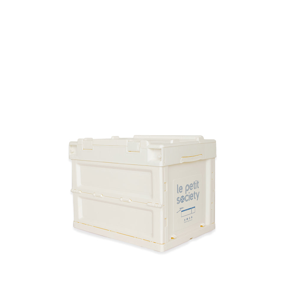 Collapsible Storage Crate (Small) in White by Le Petit Society — image 2