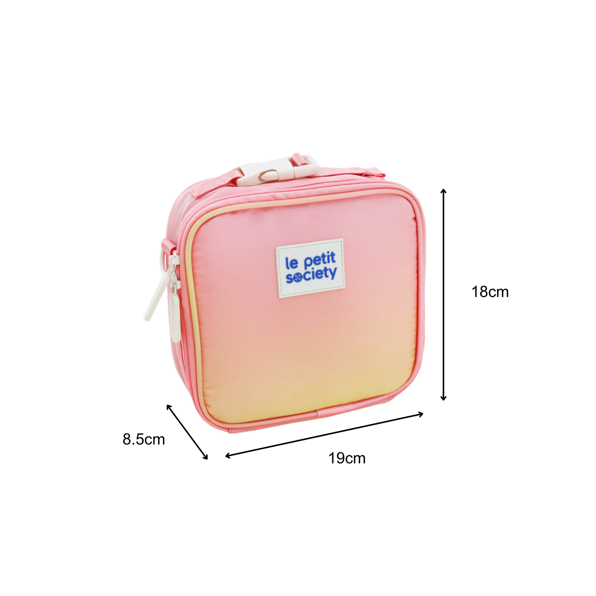 Thermal Munch Mini in Pink/Yellow by Le Petit Society — image 4