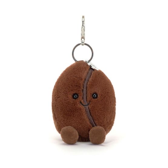 Amuseable Coffee Bean Bag Charm by Jellycat