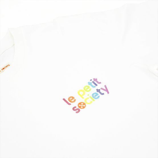 Made For Play - Adult Tee in White with Logo Print