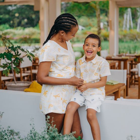 Resort Series - Boys Shirt in Island Print