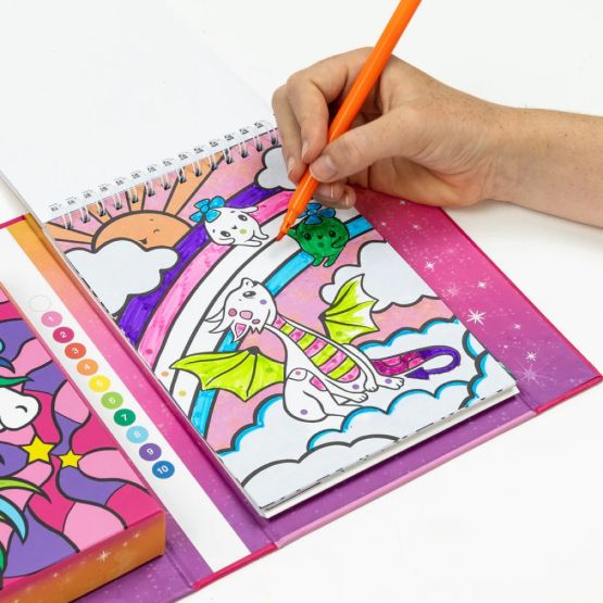 Colour by Numbers - Unicorn Dreaming by Tiger Tribe