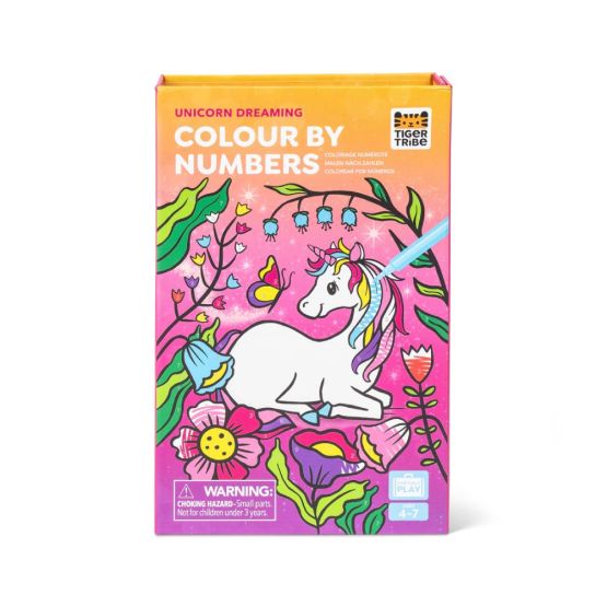 Colour by Numbers - Unicorn Dreaming by Tiger Tribe