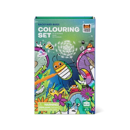 Colouring Set - Backyard Bugs by Tiger Tribe