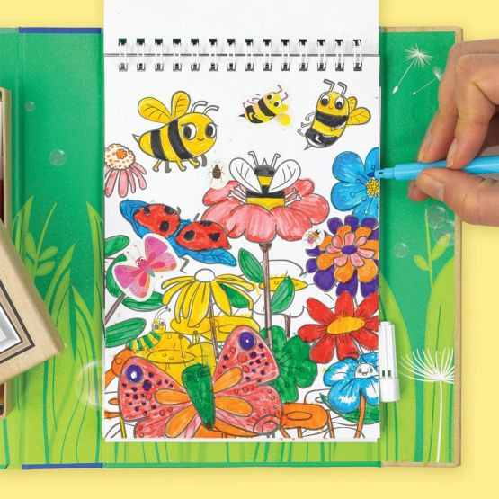 Colouring Set - Backyard Bugs by Tiger Tribe