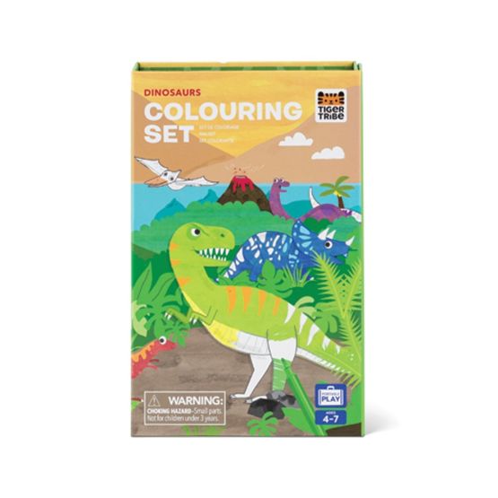 Colouring Set - Dinosaur by Tiger Tribe