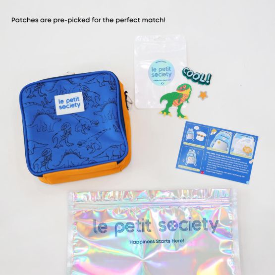 A dinosaur themed customisable party pack by Le Petit Society.
