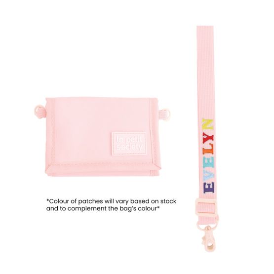 Kids Wallet With Lanyard - Marshmallow Pink