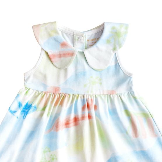 Heritage Series - Baby Girl Jersey Dress in MBS Watercolour Print