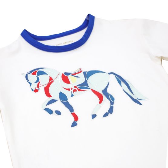 Zodiac Series - Kids Tee in Horse Print