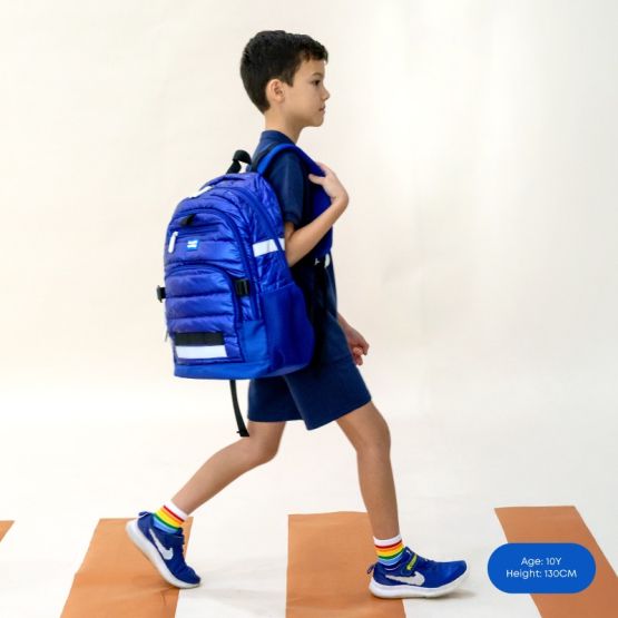 LPS Double Pocket Backpack - Navy Puffer (10Y & above)