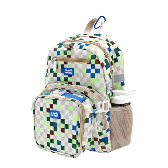LPS Single Pocket Backpack and Lunch Bag Bundle - Arcade Sand
