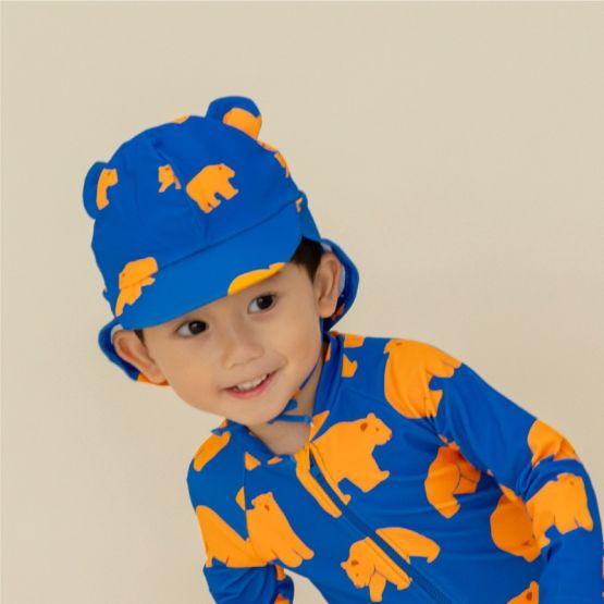 Baby Bear Sunhat in Bear Print
