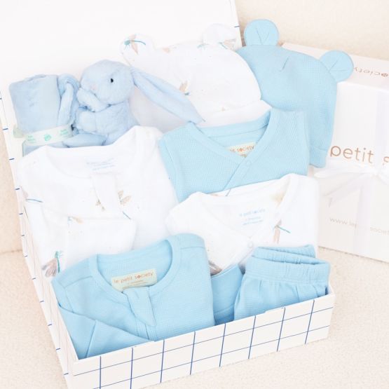 Little Milestones Baby Boy Set - Cerulean Breeze