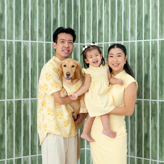 Lion Dance Series - Baby Girl Cheongsam in Yellow