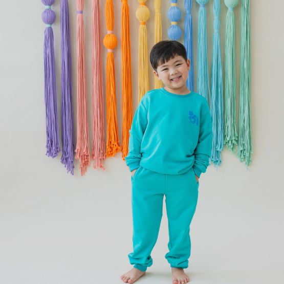 Zodiac Series - Kids Jogger Pants in Green