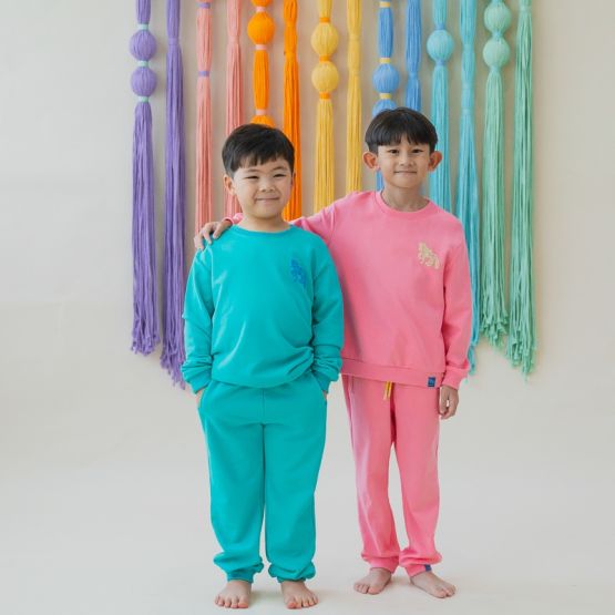 Zodiac Series - Kids Jogger Pants in Pink