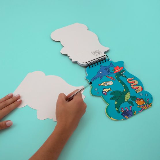 Sticker Activity Notebook - Dino by OMY