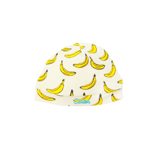 Organic Baby Hat in Banana Print