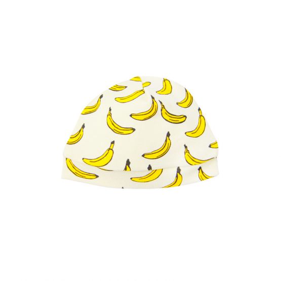 Organic Baby Hat in Banana Print