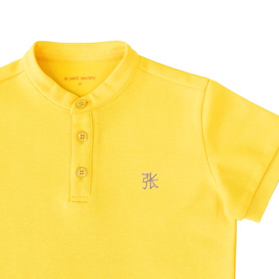 Polo Series - Boys Polo Shirt in Yellow (Personalisable)