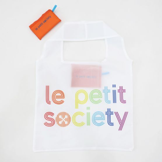 Rainbow Logo Tote Bag with Orange Pocket