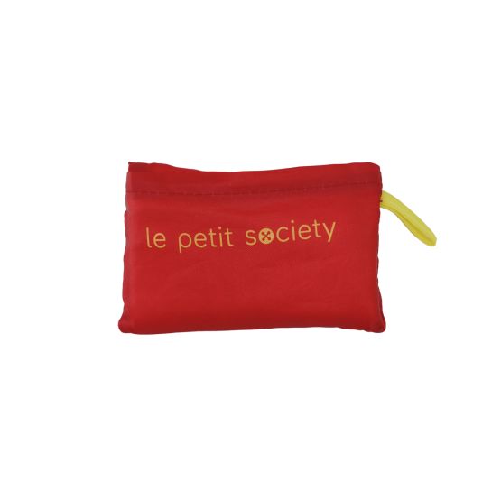 Rainbow Logo Tote Bag with Red Pocket