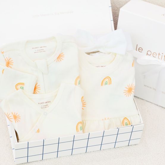 Welcome to the World Baby Girl Set - Little Sunshine