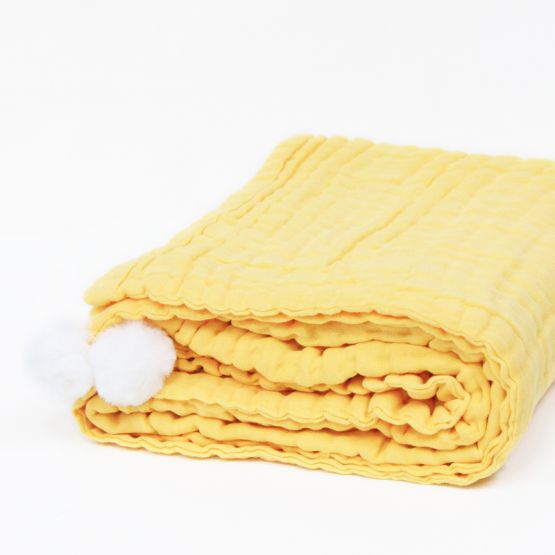 Keepsake Kids/Adult Single Blanket in Mustard
